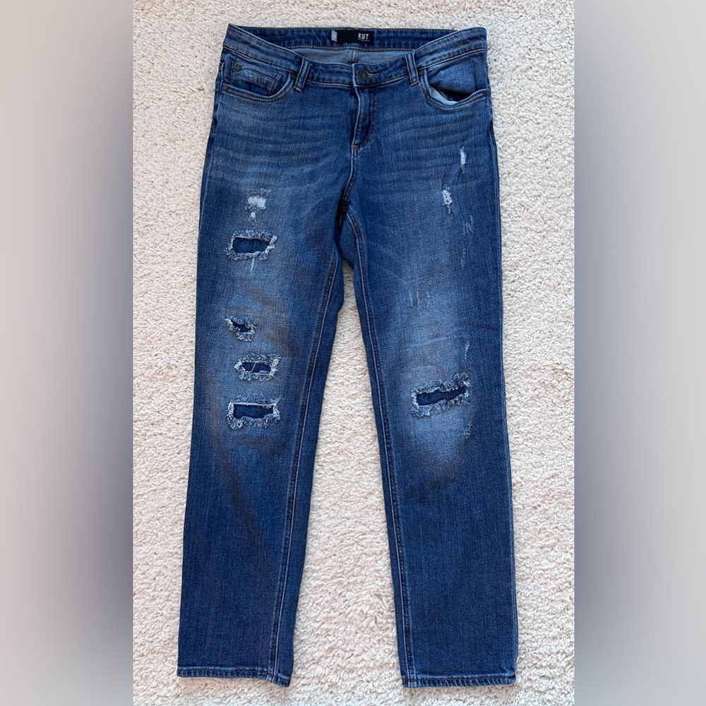 Kut from the Kloth Catherine Boyfriend Jeans Size 8